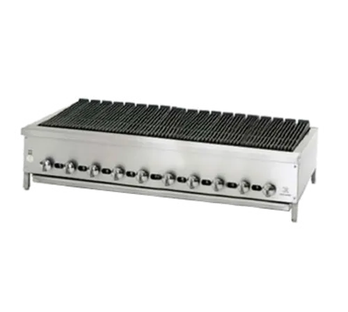 Jade Range JB-60 60.00" Gas Countertop Standard Duty Radiant Charbroiler with Manual Control - 105000 - 156000