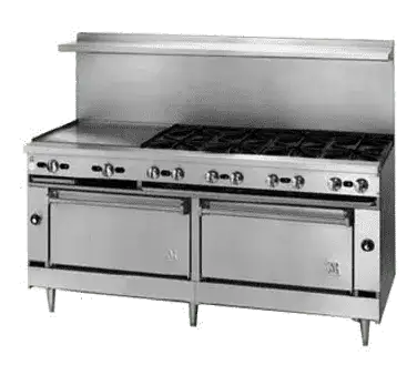 Jade Range JBR-36G-36C Restaurant Gas Range, with (1) 36" Griddle and Convection oven - 102,000 BTU