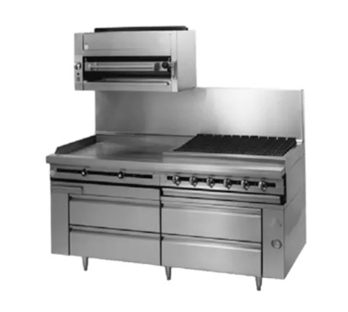 Jade Range JFLH-04R-T-54 Titan™ Fire & Ice™ 54" 4 Drawer Freezer Base, Stainless Steel with Top