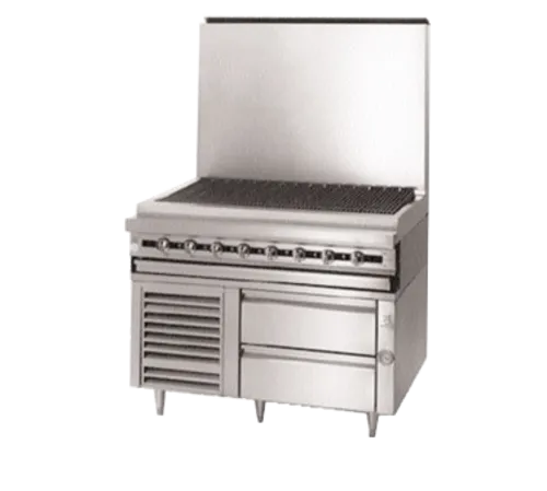 Jade Range JRLH-02R-T-36 Titan™ Fire & Ice™ 36" 2 Drawer Refrigerated Chef Base with Top