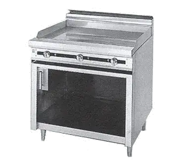 Jade Range JTRH-2FHT-36C Commercial Range, 36" W with (2) 18" French Hot Tops and Convection oven - 90,000 BTU,