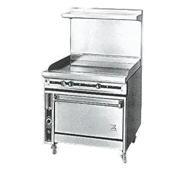 Jade Range JTRH-36G-36 Commercial Range, 36" W with (1) 36" Griddle and Standard Oven - 140,000 BTU
