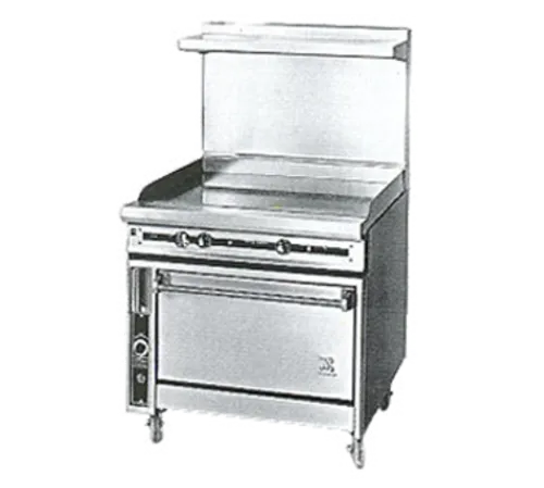 Jade Range JTRH-36GT-36C Commercial Range, 36" W with (1) 36" Griddle and Convection oven - 120,000 BTU