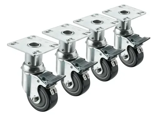 Krowne Metal 28-135S Krowne Heavy Duty Adjustable Height Plate Caster