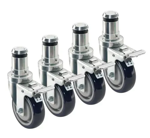Krowne Metal 28-136S Krowne Royal Series Stem Caster with 4" locking