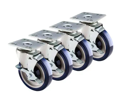Krowne Metal 30-111S Krowne Economy Series 3-1/2" x 3-1/2" Plate Caster