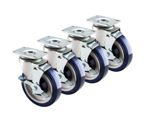 Krowne Metal 30-113S Krowne Economy Series 2-3/8" x 3-5/8" Plate Caster