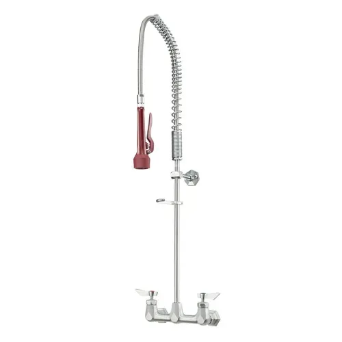 Krowne Metal DX-108 Diamond Series Pre-Rinse Assembly,  wall-mount,  8" centers