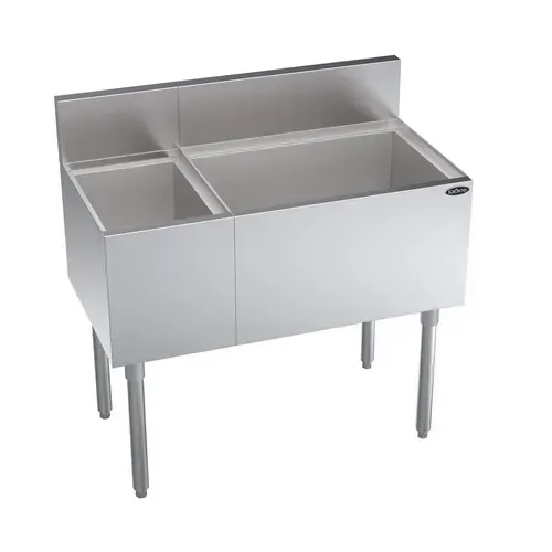 Krowne Metal KR19-M36R-10 Underbar Ice Bin / Cocktail Station