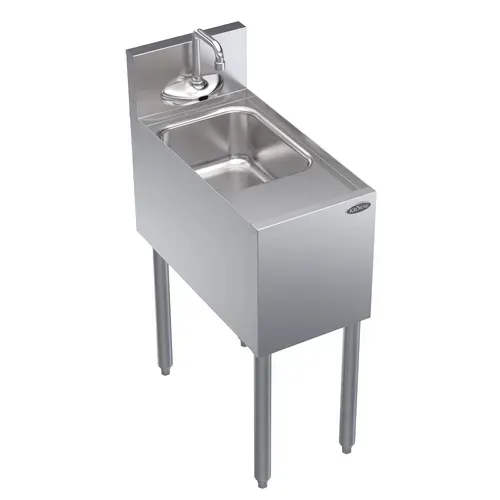 Krowne Metal KR24-1C-E Underbar Sink Unit, Compartment with and / - 12"W x 24"D