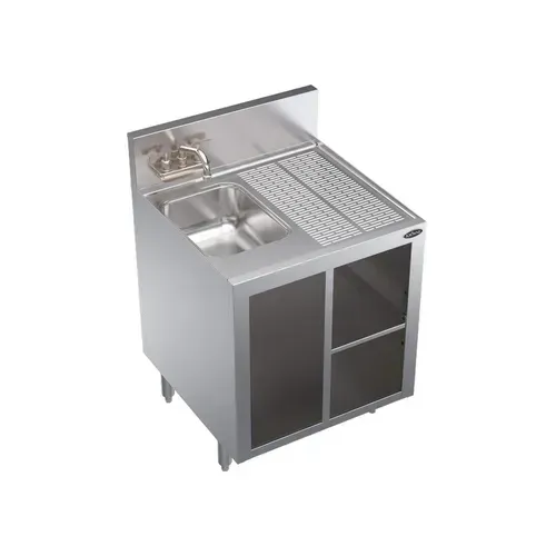 Krowne Metal KR24-24SC-L Royal Series Underbar Wet Waste Cabinet