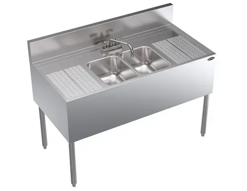 Krowne Metal KR24-42C Underbar Sink Unit, Compartment with and / - 48"W x 24"D