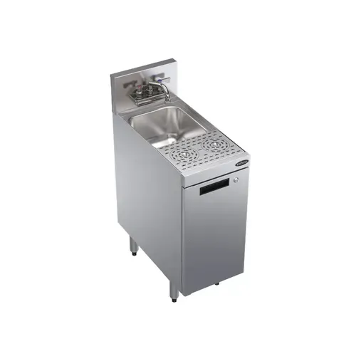 Krowne Metal KR24-MD12-C Underbar Sink Unit, 1 Compartment, 12.00"W x 24.00"D