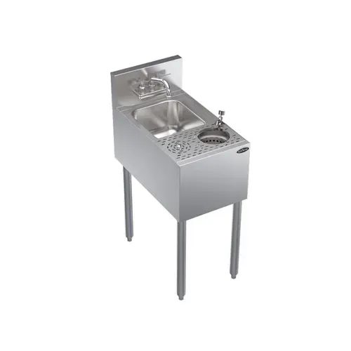 Krowne Metal KR24-MS14 Underbar Sink Unit, 1 Compartment, 14.00"W x 24.00"D