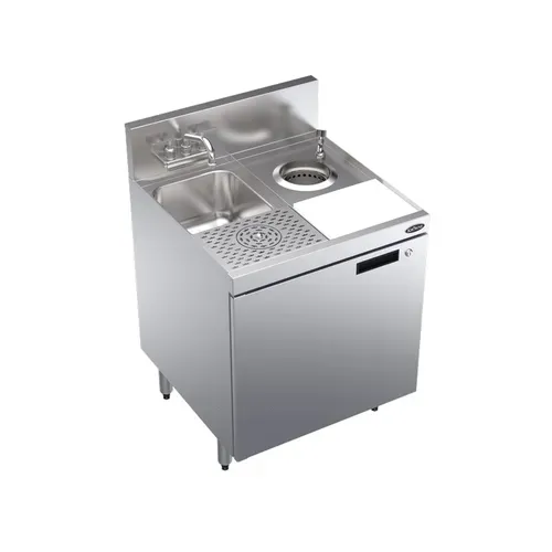Krowne Metal KR24-MS24-C Underbar Sink Unit, 1 Compartment, 24.00"W x 24.00"D