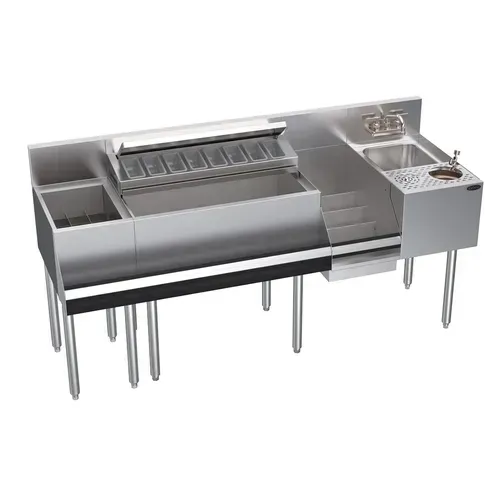 Krowne Metal KR24-MX68A-10 Royal Series Single Zero-Step Speed Station