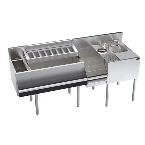 Krowne Metal KR24-MX70-10 Royal Series Single Zero-Step Speed Station