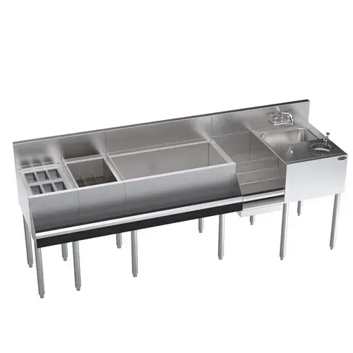 Krowne Metal KR24-MX84-10 Royal Series Single Zero-Step Speed Station