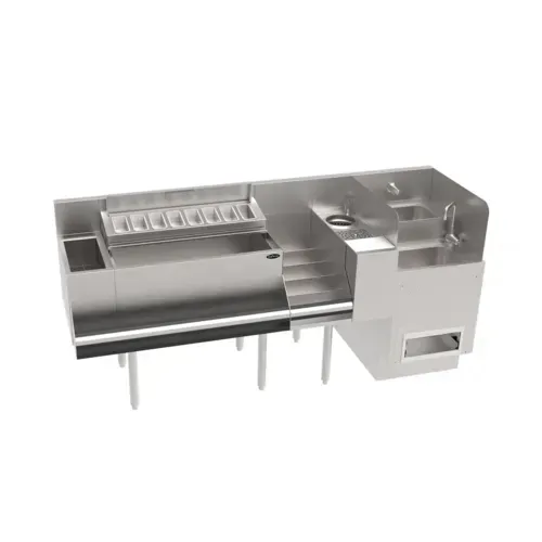 Krowne Metal KR24-TCS76F Underbar Ice Bin/Cocktail Station, Bottle Well Bin