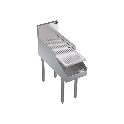 Krowne Metal KR29-RG12 Underbar Drainboard, with - 12"W x 29"D