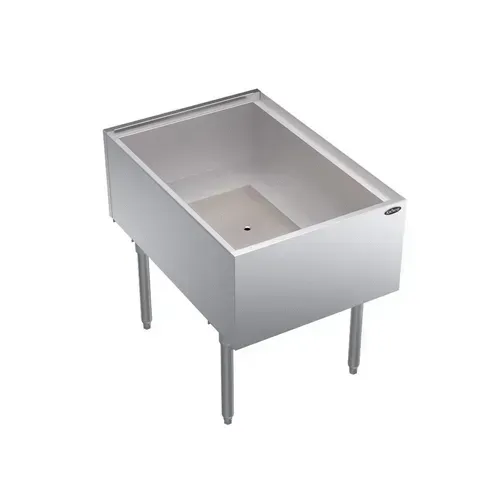 Krowne Metal KRPT-2436-10 Royal Series Pass-Thru Ice Bin