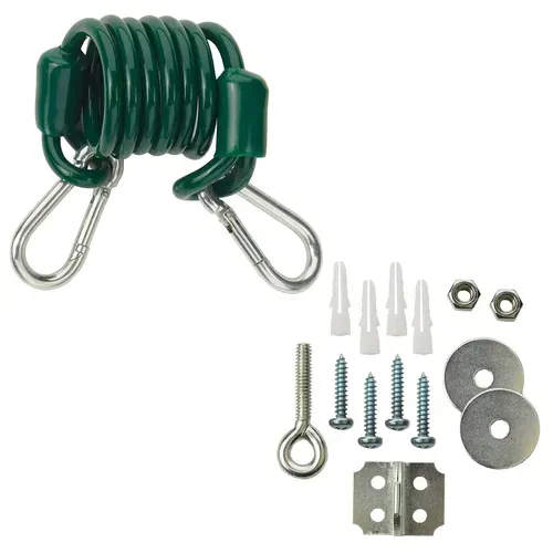 Krowne Metal R72 Restraining cable and mounting hardware
