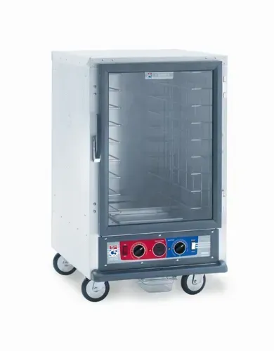 Metro C515-CFC-4 Half Height Aluminum Proofer Cabinet, Mobile, Half-Height