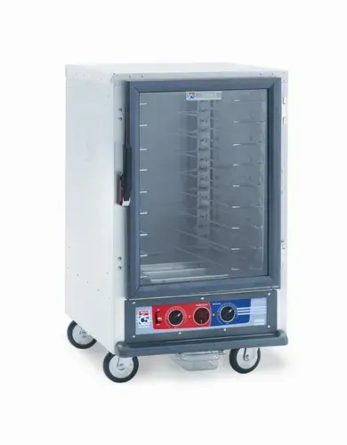 Metro C515-PFC-U Half Height Aluminum Proofer Cabinet, Mobile, Half-Height