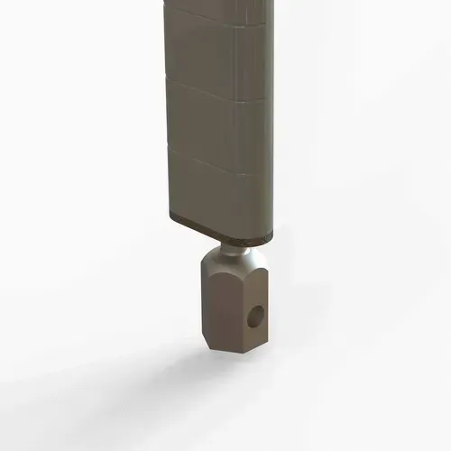 Metro SAMQ63PE Seismic 63" MetroMax epoxy coated post with