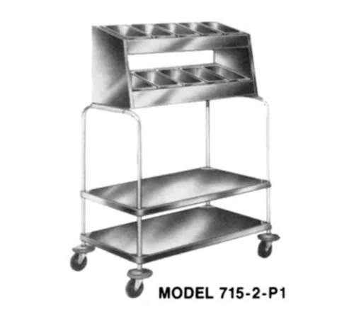 Piper Products/Servolift Eastern 715-2-P5 Tray & Silver Cart