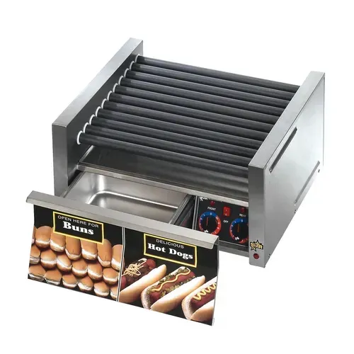 Star 30SCBDE 23.75'' Countertop Hot Dog Roller Grill