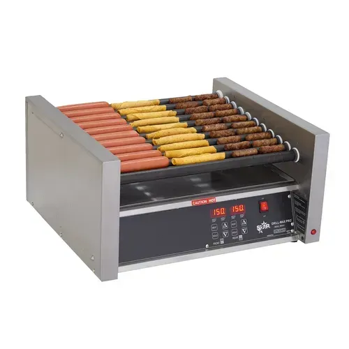 Star 45SCE 23.75'' Countertop Hot Dog Roller Grill