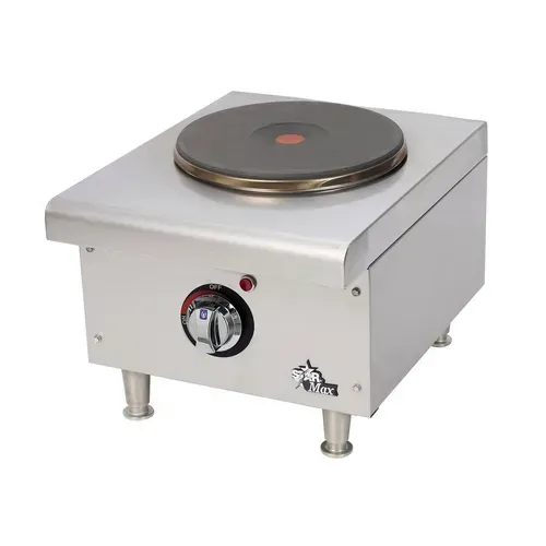 Star Mfg. 501FF Star-Max 1 Element Electric 2.6 kW French Top Countertop Hotplate