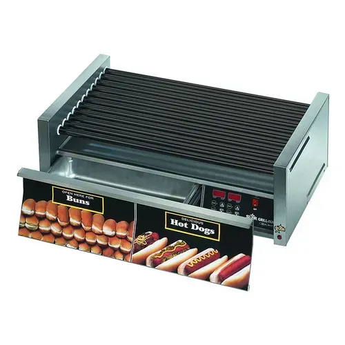 Star 50STBDE 35.75'' Countertop Hot Dog Roller Grill