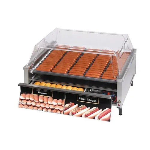 Star 75SCBD 35.75'' Countertop Hot Dog Roller Grill