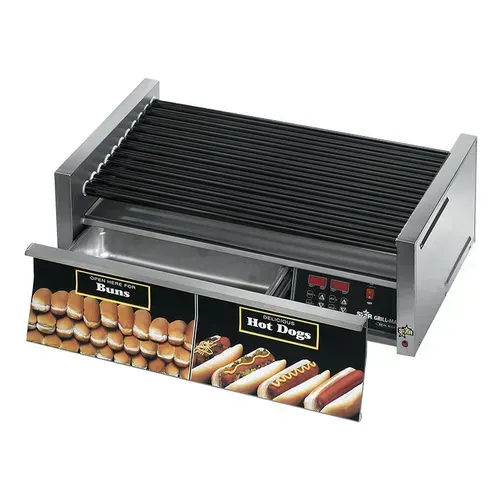 Star 75STBDE 35.75'' Countertop Hot Dog Roller Grill