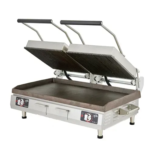 Star PSC28IGT Grooved Top & Smooth Bottom Sandwich Grill