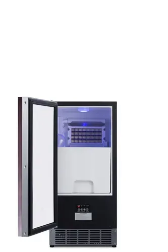 Summit Commercial BIM44GIFADA 14.50" Ice Maker With Bin, Cube-Style - 50-100 lbs/24 Hr Ice Production, Air-Cooled