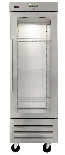 Traulsen CLBM-23R-FG-L 27.00'' Bottom Mounted 1 Section Door Reach-In Refrigerator