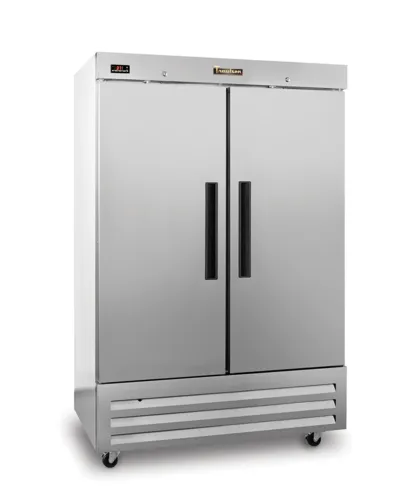 Traulsen CLBM-49F-FS-RR 55.75'' Bottom Mounted 2 Section Solid Door Reach-In Freezer