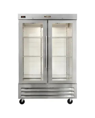 Traulsen CLBM-49R-FG-LL 55.75'' Bottom Mounted 2 Section Door Reach-In Refrigerator