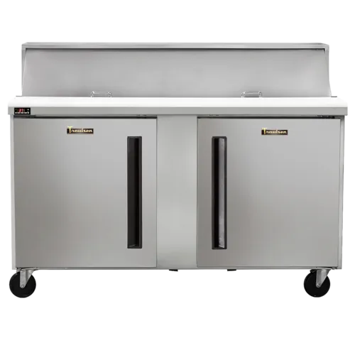 Traulsen CLPT-6024-SD-LL 60.25'' 2 Door Mega Top Refrigerated Sandwich / Salad Prep Table