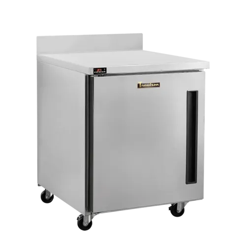 Traulsen CLUC-27F-SD-WTR 27.50'' 1 Door Worktop Freezer with Side / Rear Breathing Compressor - 6.5 cu. ft.