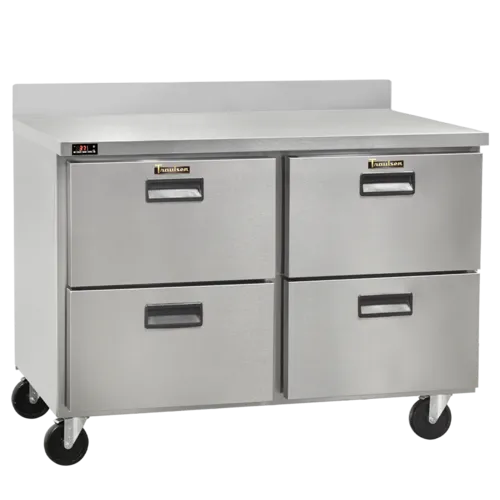 Traulsen CLUC-48F-DW-WT 48.25'' 4 Drawer Worktop Freezer with Side / Rear Breathing Compressor - 13.28 cu. ft.