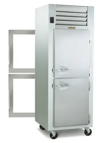 Traulsen G16012P 29.88'' 25.03 cu. ft. 1 Section Glass/Solid Door Pass-Thru Refrigerator