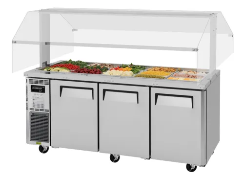 Turbo Air JBT-72-N Serving Counter, Cold Food, Stainless and Galvanized Steel