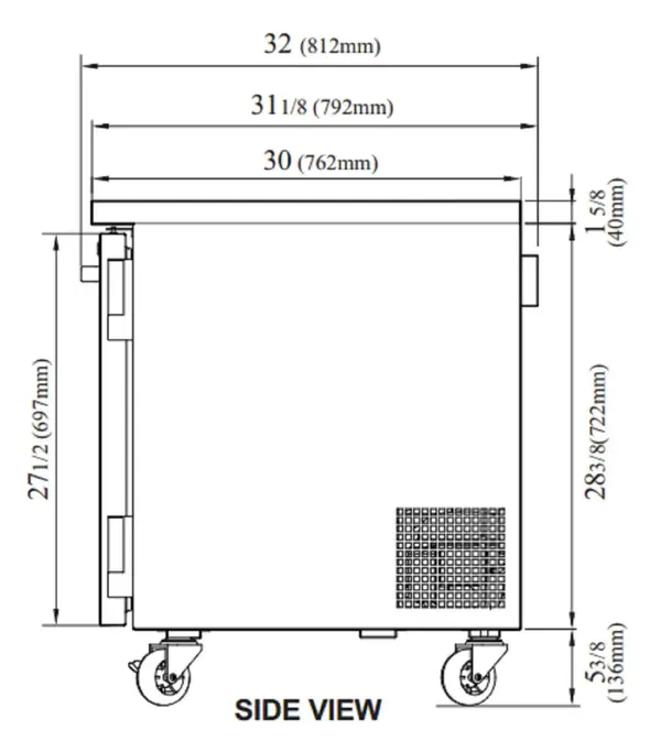 Turbo Air PUR-48-N(-AL)(-AR)