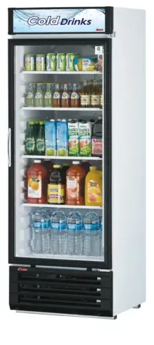 Turbo Air TGM-22RV(B)-N6 28.75'' Refrigerated Glass Door Merchandiser