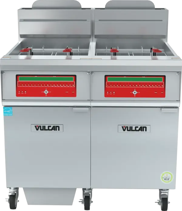 Vulcan 4VHG70CF Gas Floor Fryer with Controls and , -
