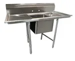 Advance Tabco 9-61-18-18RL Commercial Sink, (1) One Compartment, Construction with and - 540" W